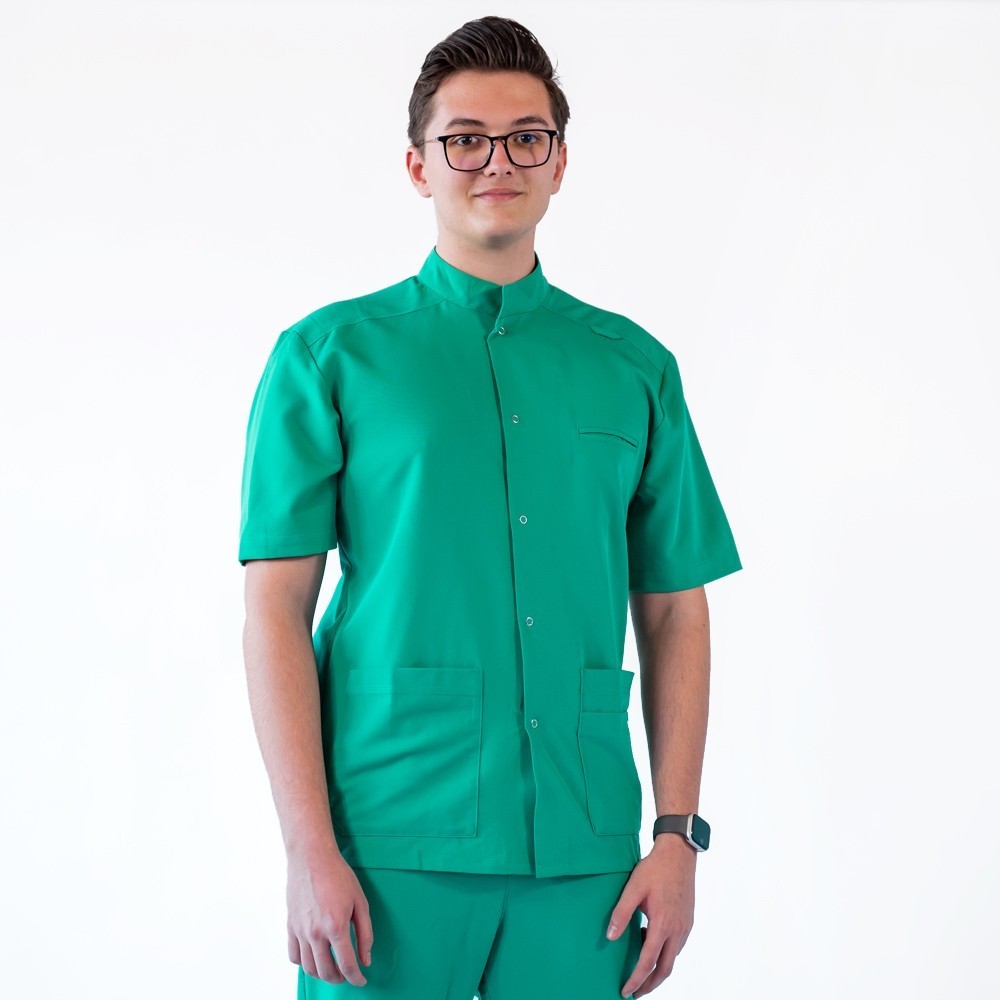 Bluza medicala cu capse