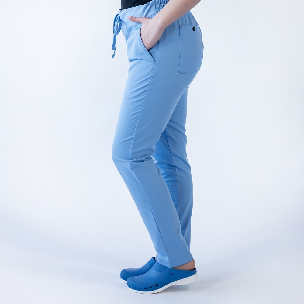 Costum medical Lotus Flex, stretch, albastru ciel, TRS-NP16 TRS-SP9