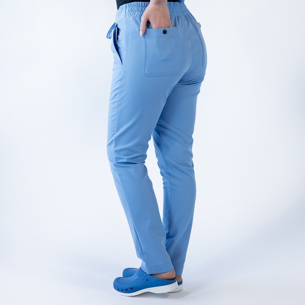 Costum medical Lotus Flex, stretch, albastru ciel, TRS-NP16 TRS-SP9