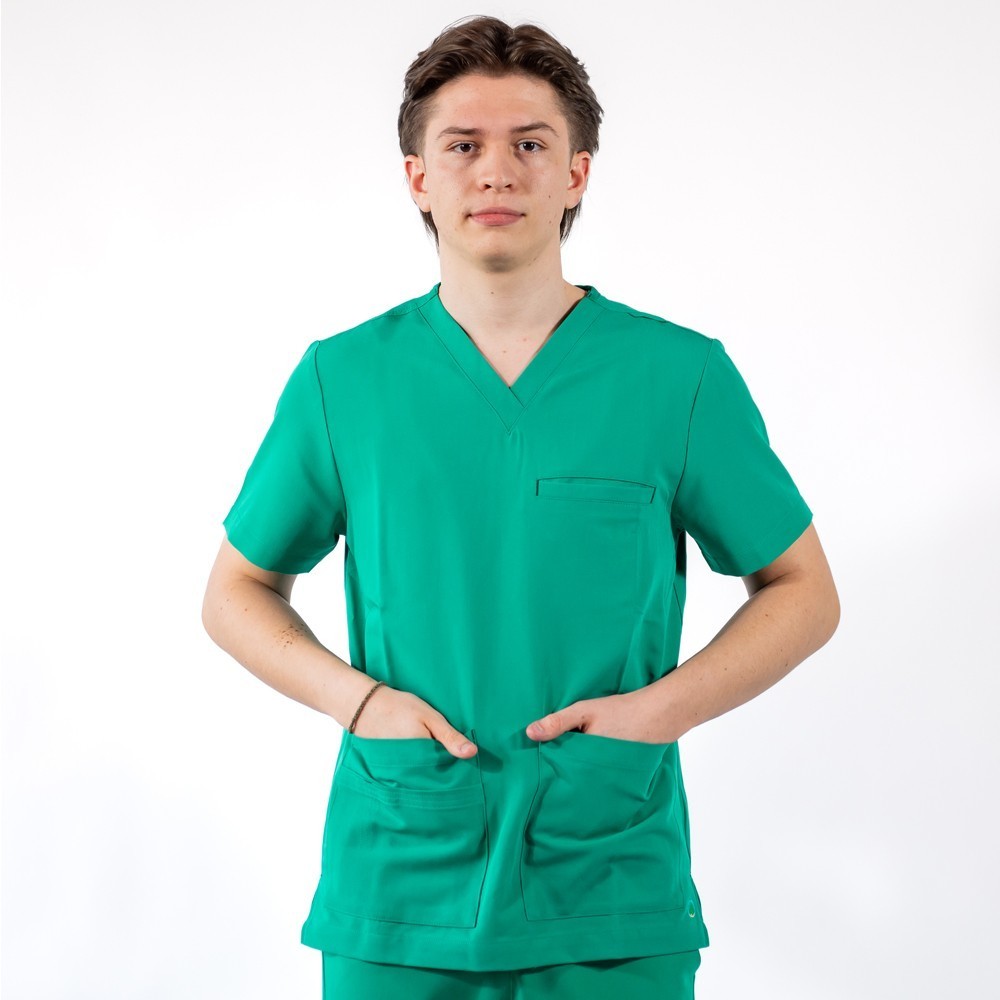 Costum medical Lotus Flex, stretch, verde chirurgical, TRS-NP16 TRS-SP9
