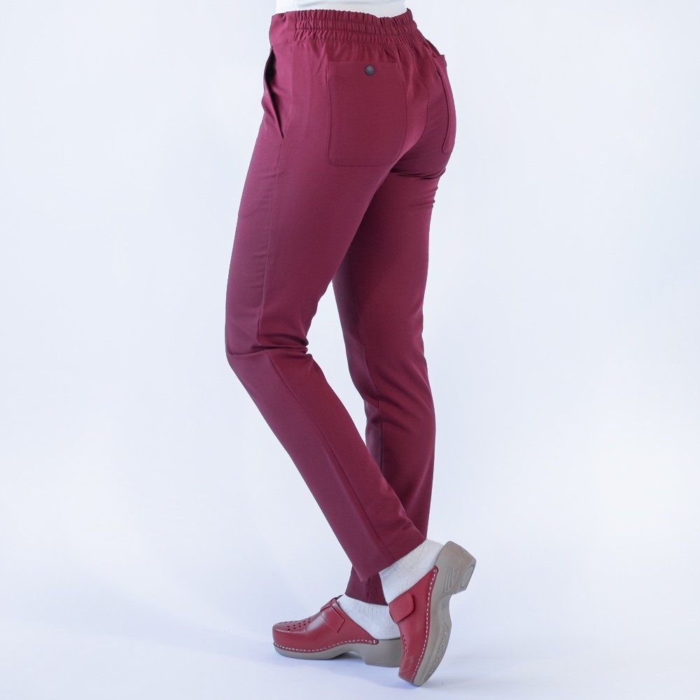 Costum medical Lotus Flex, stretch, visiniu, TRS-NP16 TRS-SP9