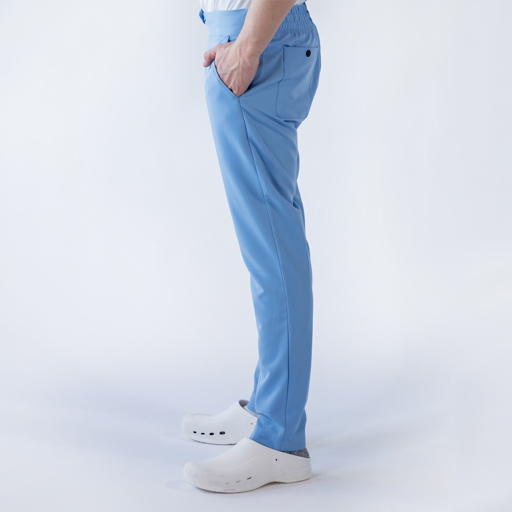 Costum medical Lotus Flex, stretch, albastru ciel, TRS-NP23 TRS-SP9