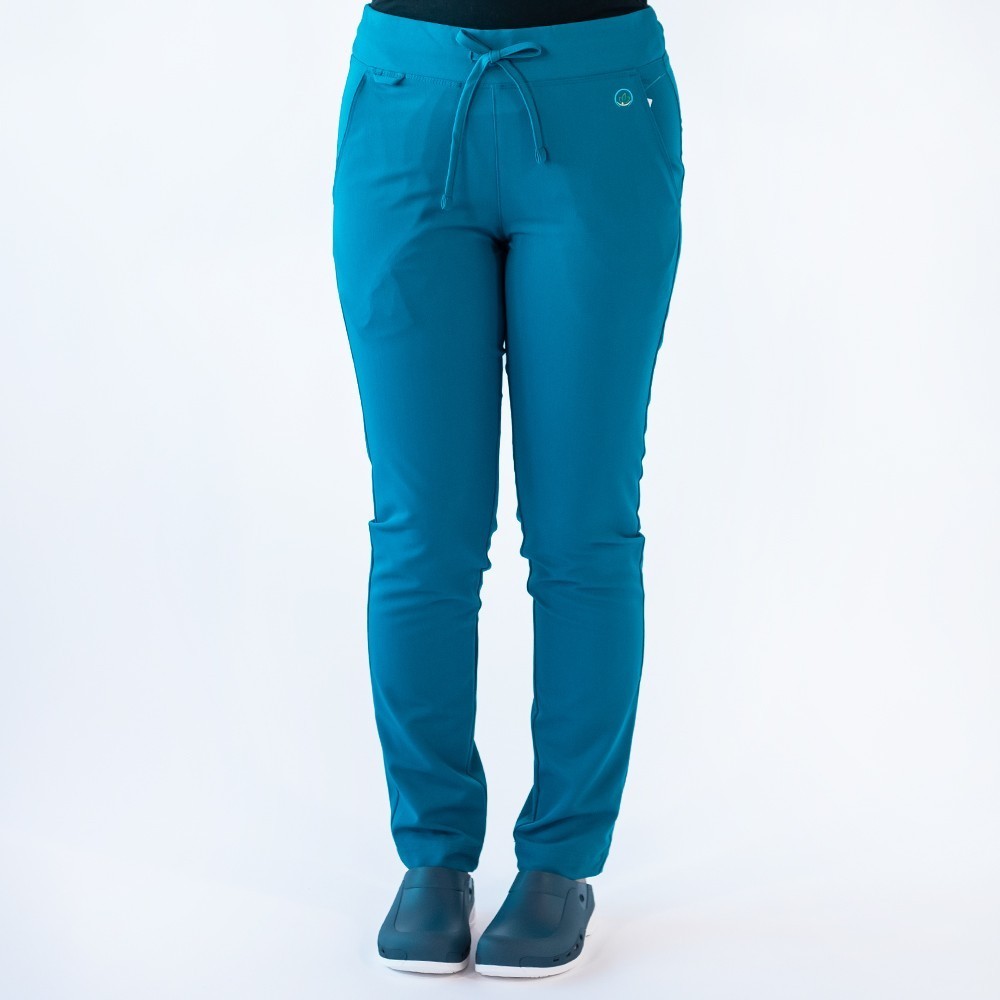 Costum medical Lotus Flex, stretch, turcoaz inchis, TRS-NP24 TRS-SP9