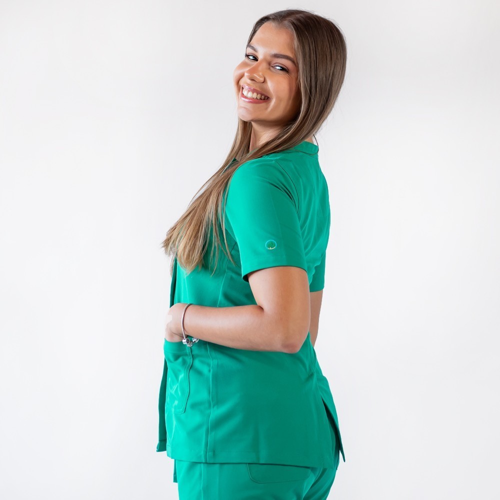 Costum medical Lotus Flex, stretch, verde chirurgical, TRS-JK8 TRS-SP9