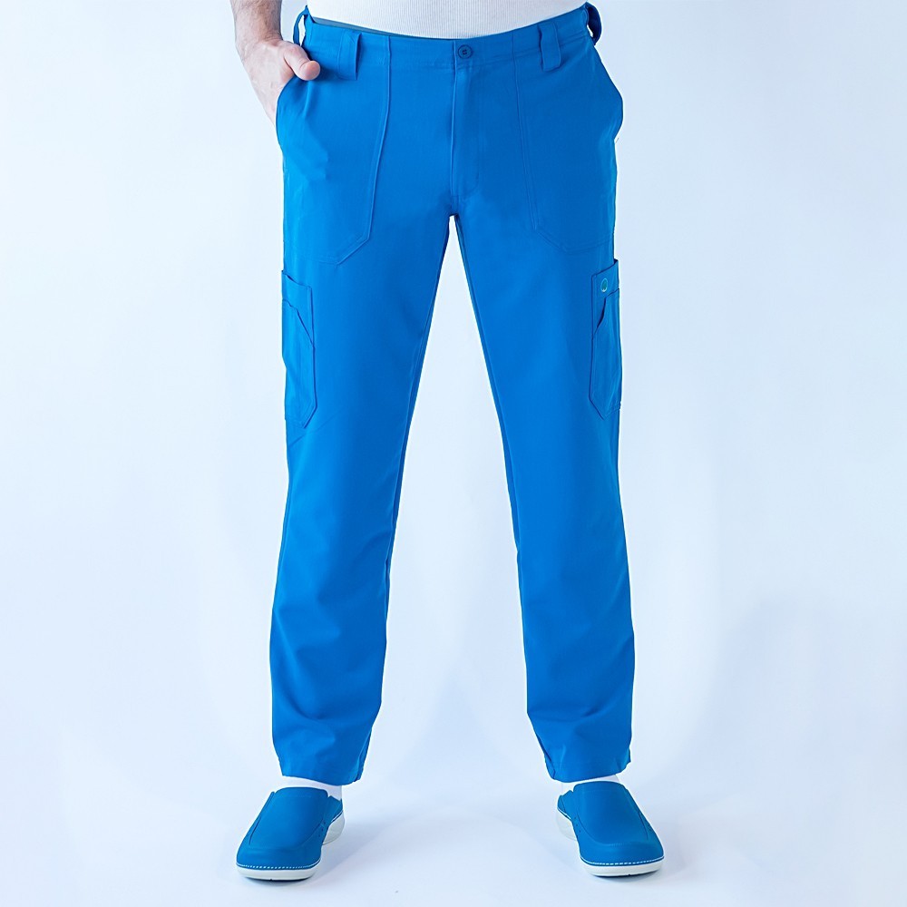 Costum medical Lotus Flex, stretch, albastru royal, TRS-KH1 TRS-KH2