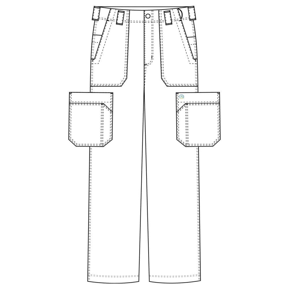 Costum medical Lotus Flex, stretch, albastru royal, TRS-KH1 TRS-KH2