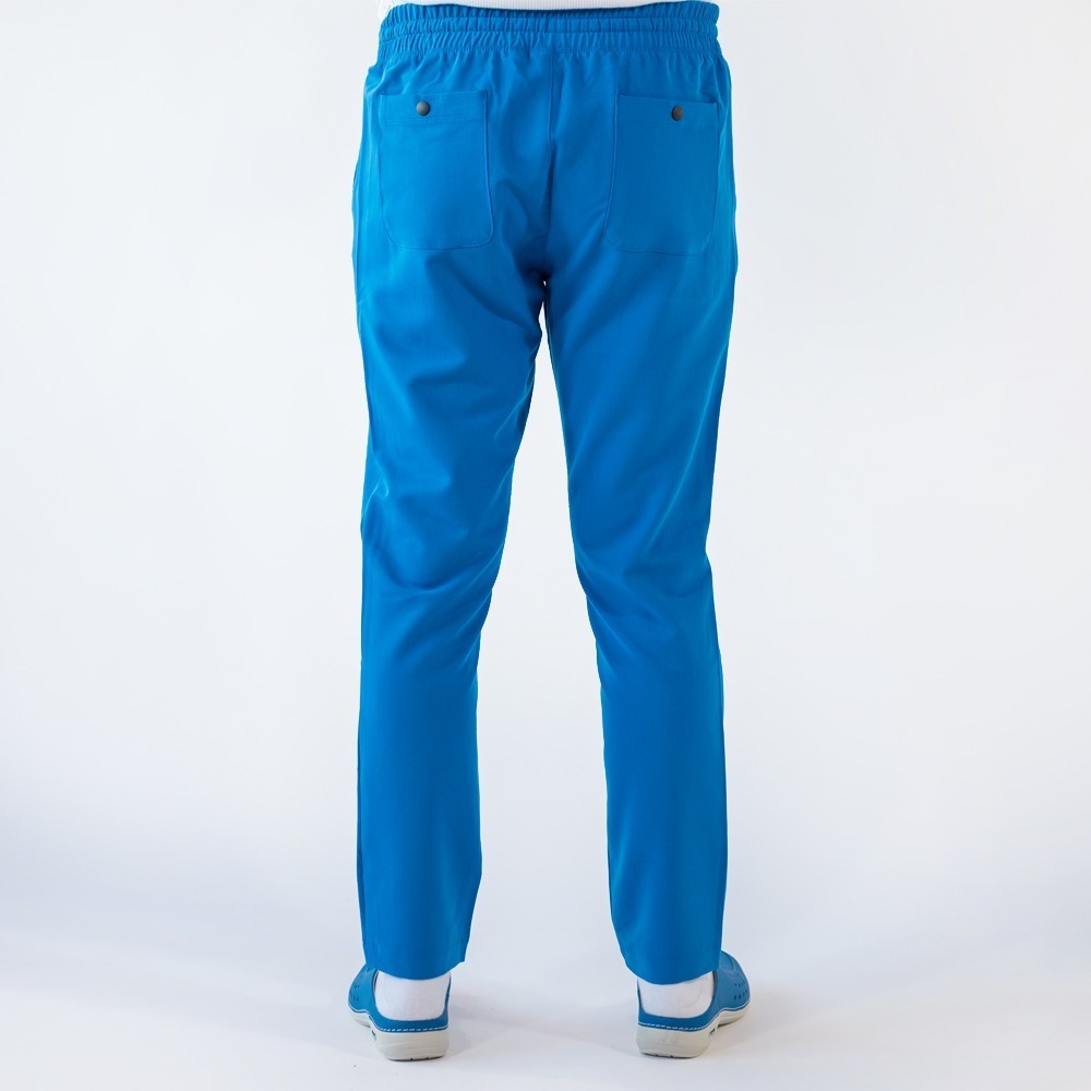 Costum medical Lotus Flex, stretch, albastru royal, TRS-JK7 TRS-SP9