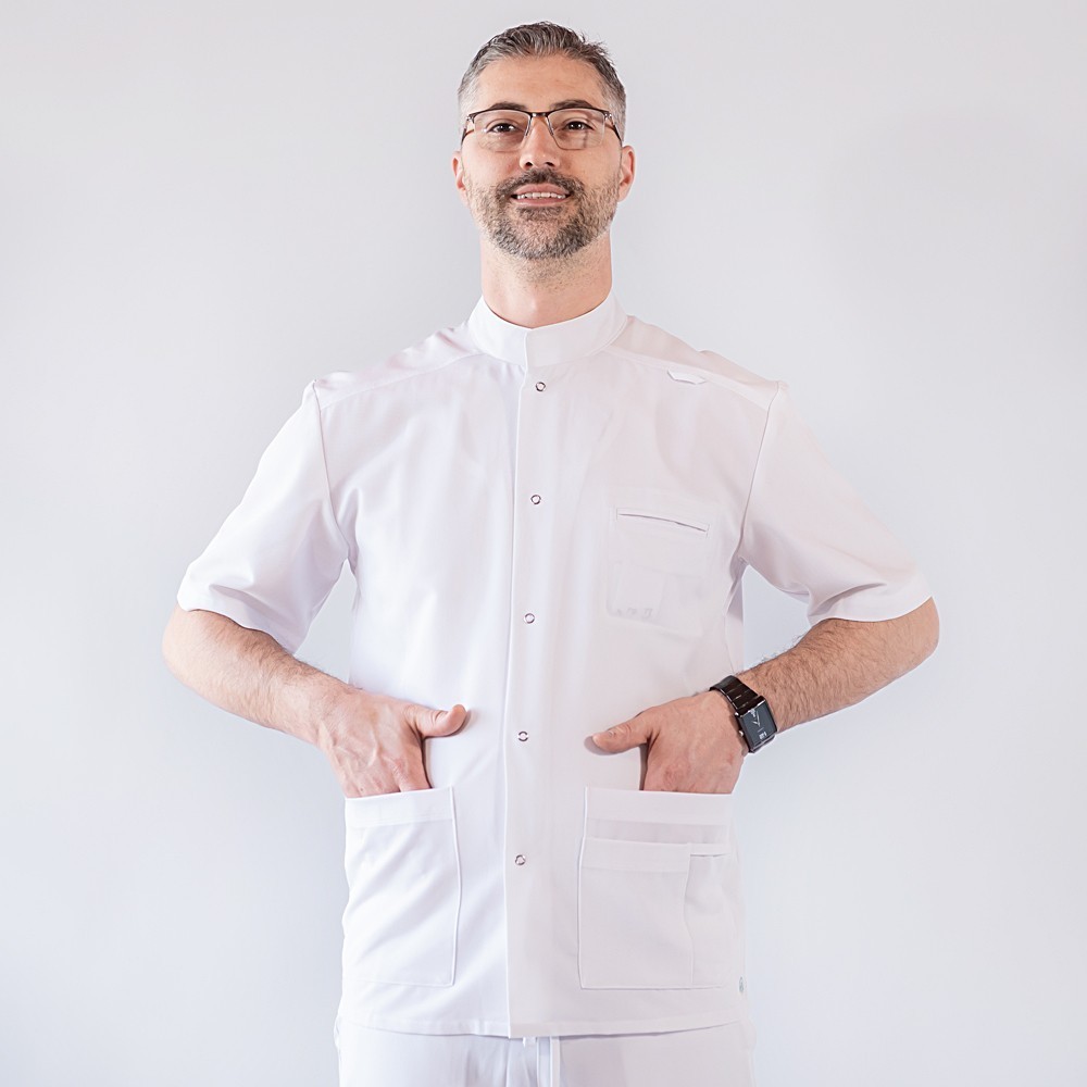 Bluza medicala cu capse