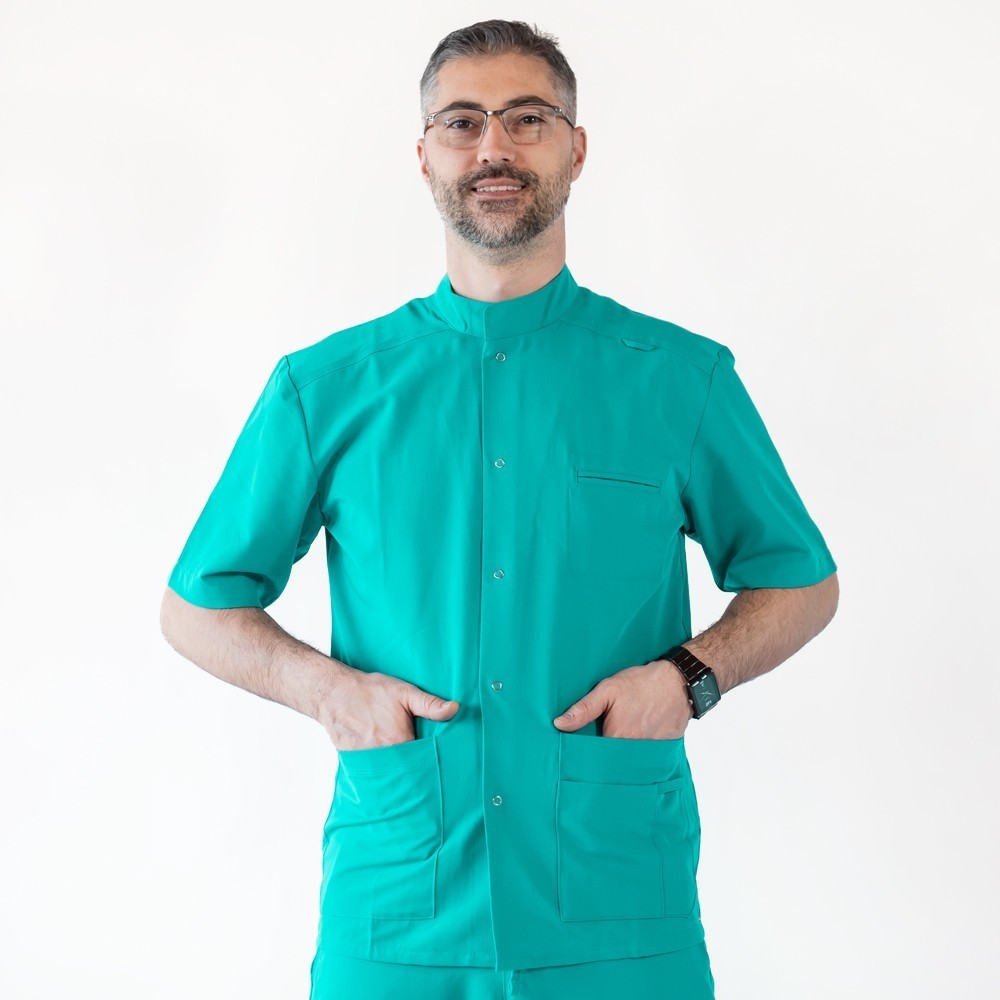 Bluza medicala cu capse