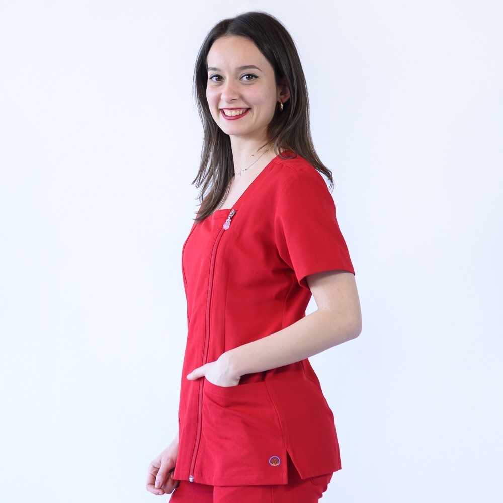 Costum medical Lotus Flex, stretch, rosu, TRS-NP11 TRS-SP9