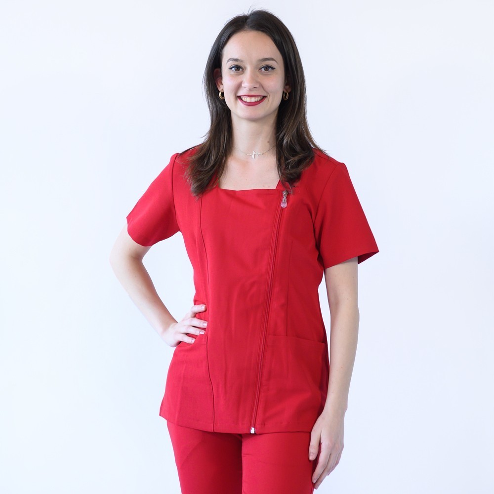 Costum medical Lotus Flex, stretch, rosu, TRS-NP11 TRS-SP9