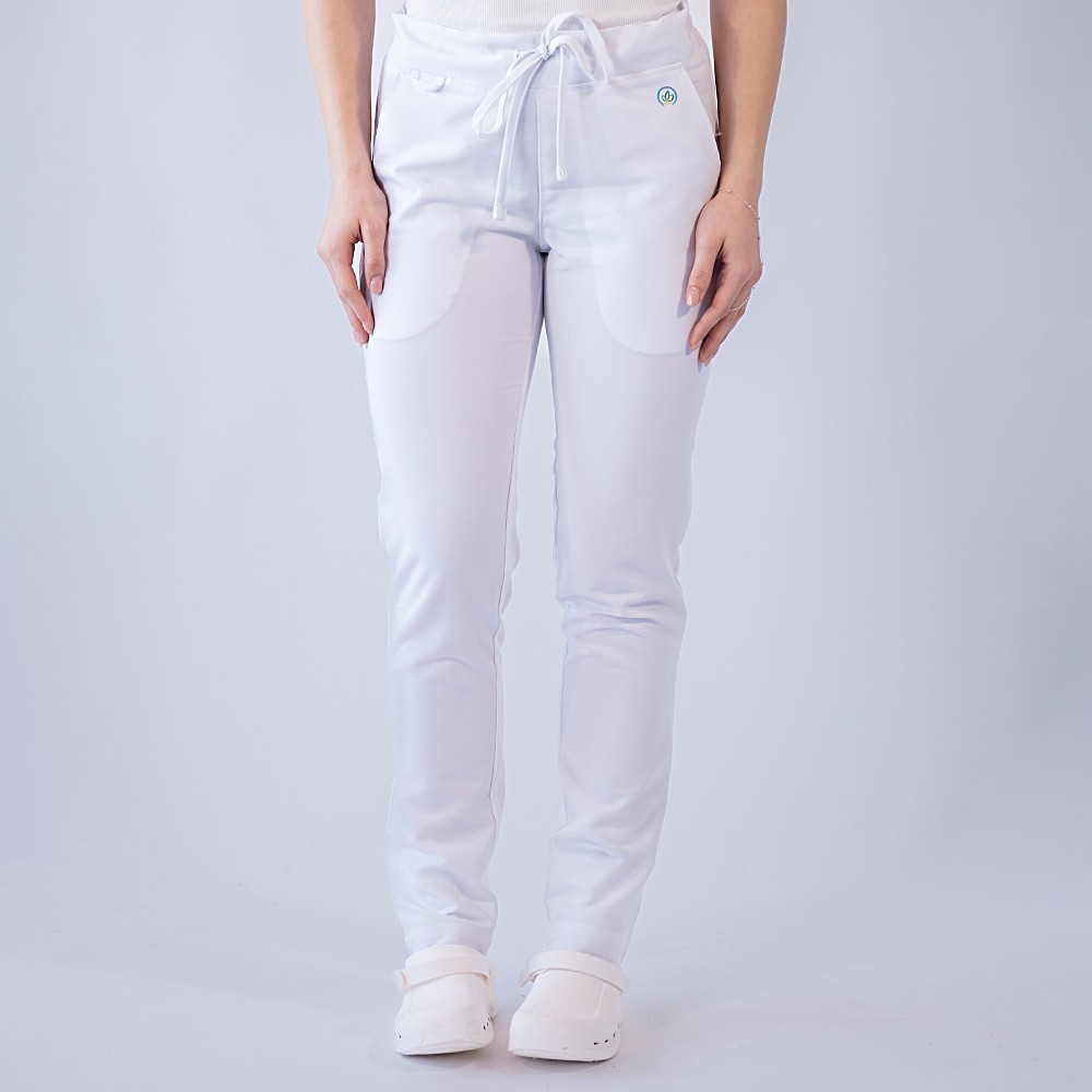 Costum medical Lotus Flex, stretch, alb, TRS-NP16 TRS-SP9