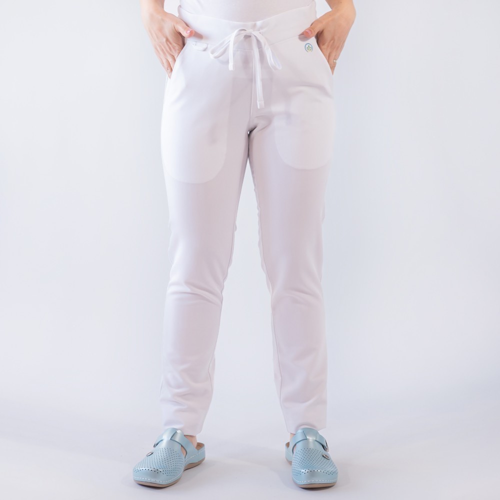 Costum medical Lotus Flex, stretch, alb, TRS-NP24 TRS-SP9