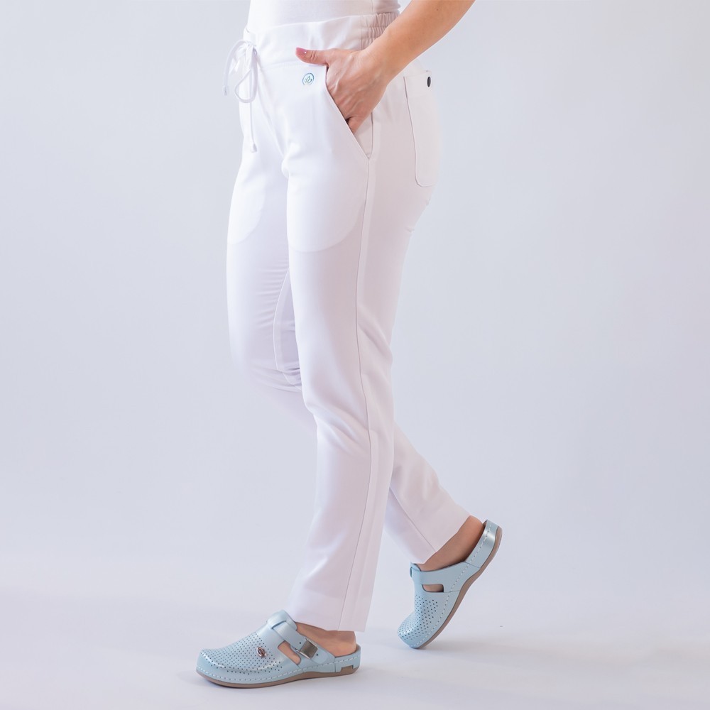 Costum medical Lotus Flex, stretch, alb, TRS-NP24 TRS-SP9