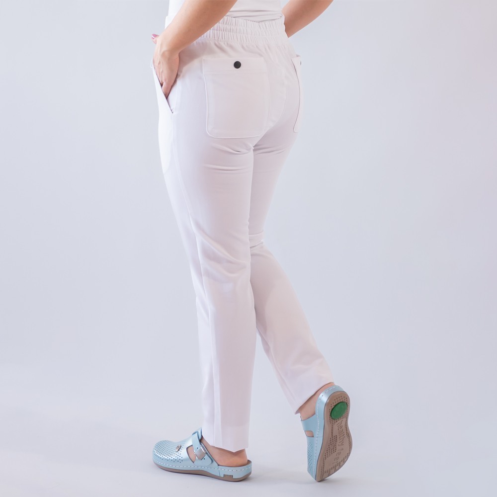 Costum medical Lotus Flex, stretch, alb, TRS-NP24 TRS-SP9