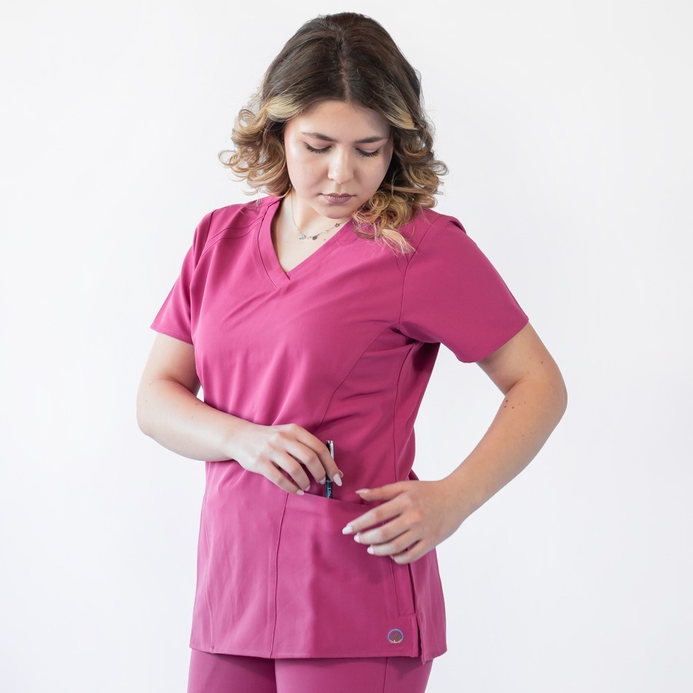 Costum medical Lotus Flex, stretch, fucsia orhidee, TRS-NP24 TRS-SP9