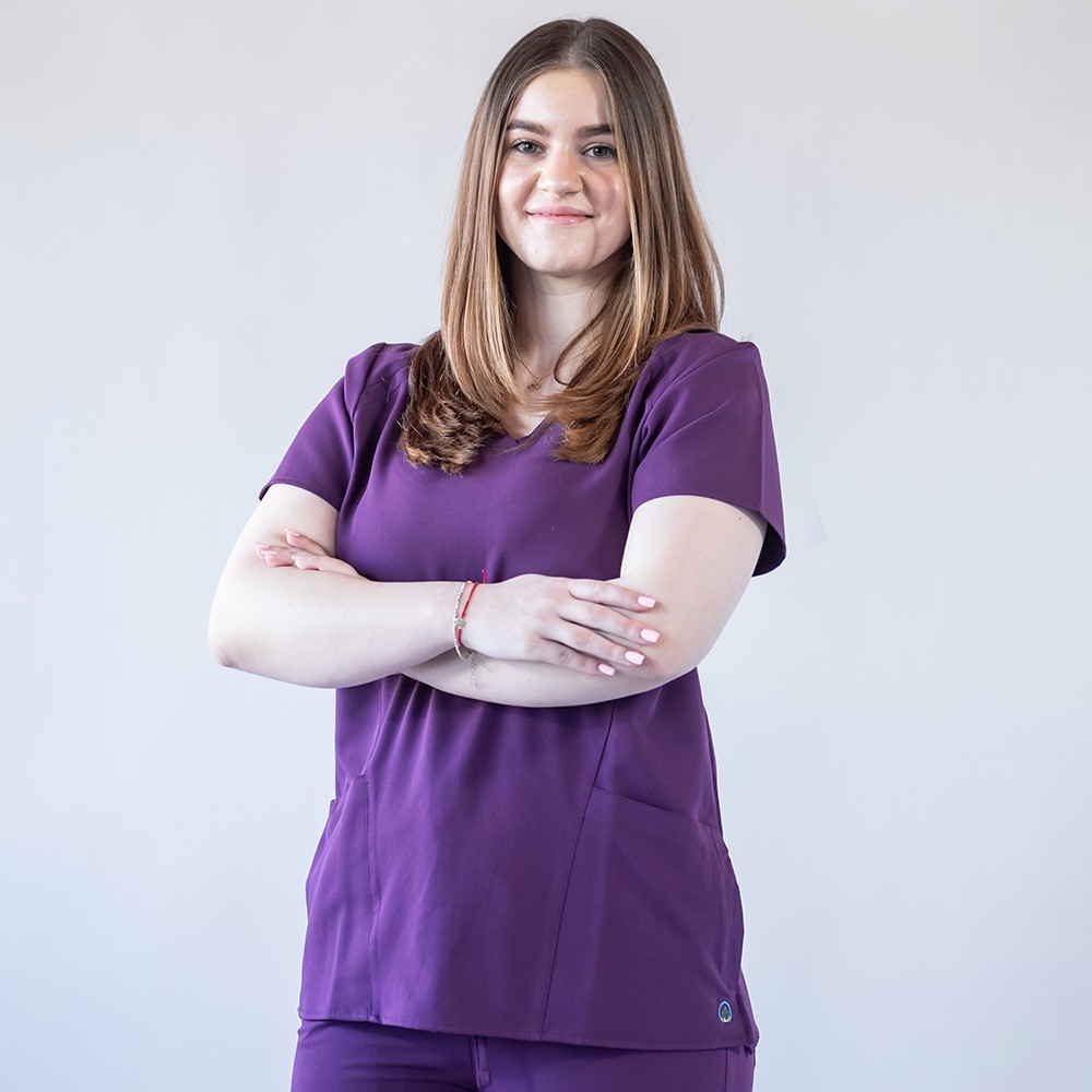 Costum medical Lotus Flex, stretch, wine, TRS-NP24 TRS-SP9