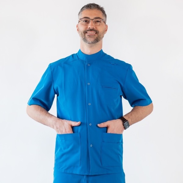 Bluza medicala cu capse