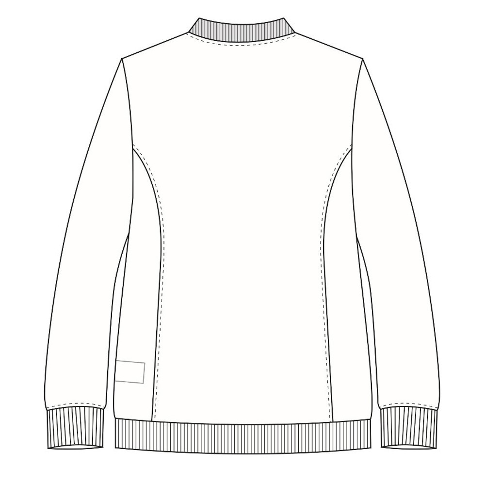 Jacheta medicala cu fermoar Lotus Flex, stretch, albastru ciel, TRS-JK10