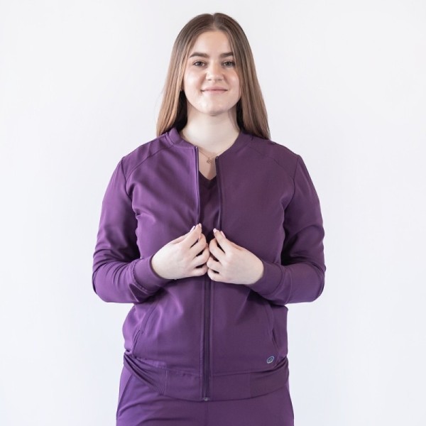 Jacheta medicala cu fermoar Lotus Flex