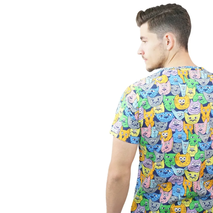 Bluza medicala imprimata Lotus 1, Tomcat - imagine 2