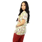 Bluza medicala imprimata Lotus 1, Fairytale
