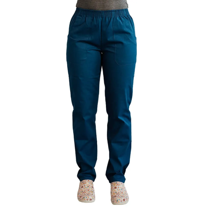 Costum medical Lotus 2, Basic 1, turcoaz inchis - imagine 9