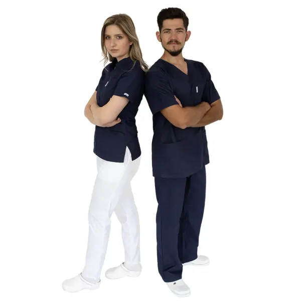 Bluza cu fermoar si guler romb, maneca scurta, Lotus 2