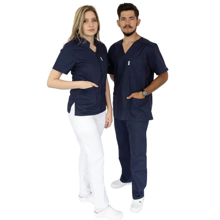 Bluza cu fermoar si guler romb, maneca scurta, Lotus 2 - imagine 20