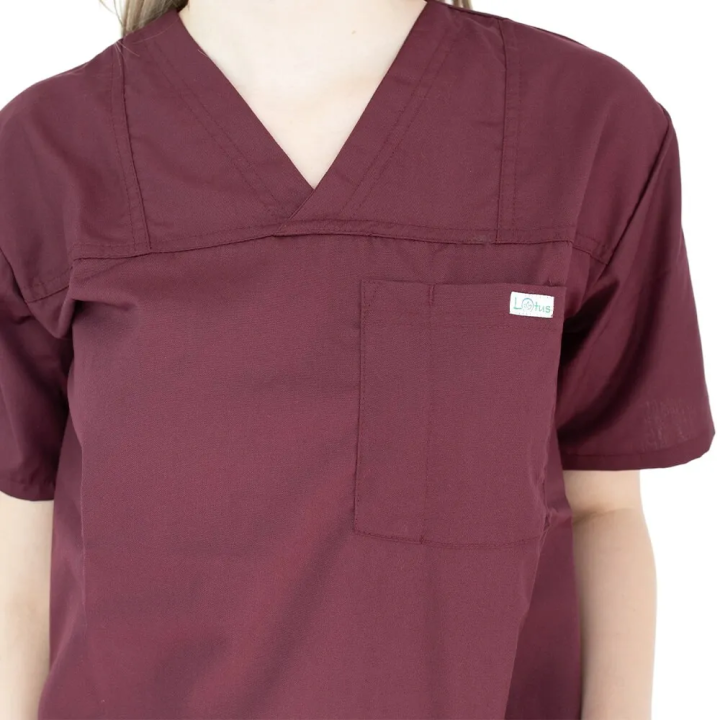 Costum medical Lotus 4, Basic 1, unisex, visiniu - imagine 6