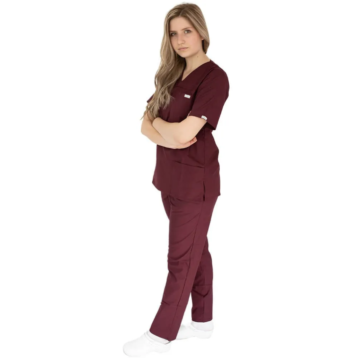 Costum medical Lotus 4, Basic 1, unisex, visiniu - imagine 8