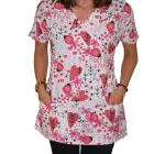 Bluza medicala imprimata Lotus 1