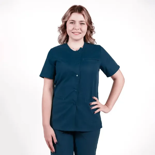 Bluza asimetrica cu capse Lotus 2