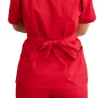 Bluza kimono cu maneca scurta Lotus 2, rosu