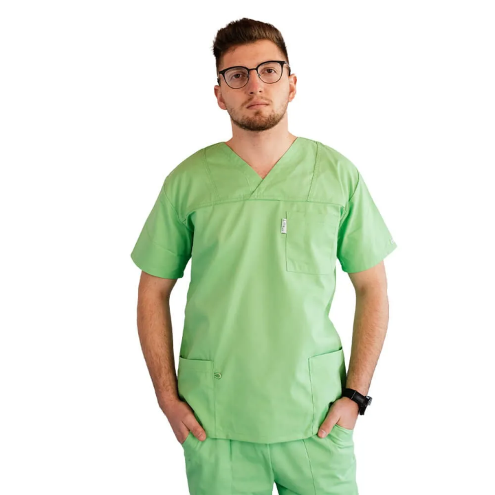 Costum medical Lotus 2, Basic 1, verde island - imagine 8