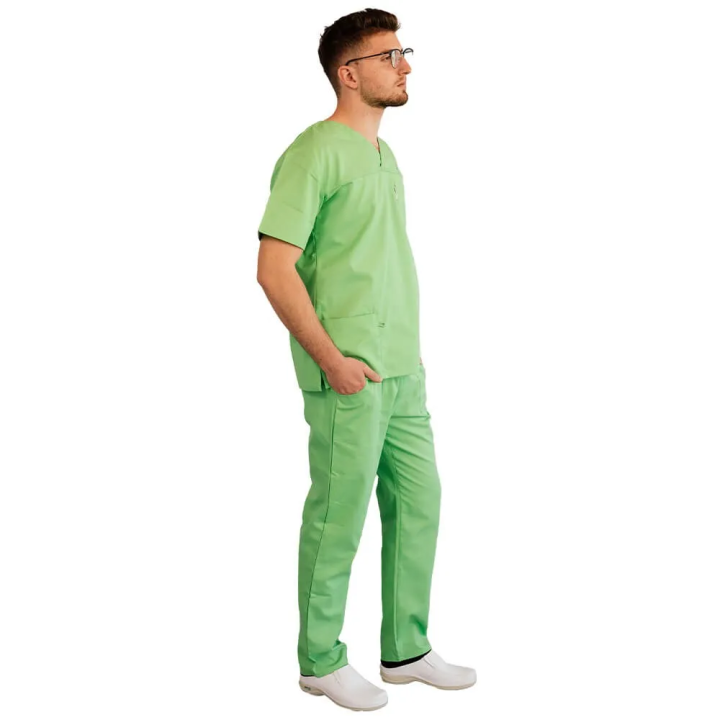 Costum medical Lotus 2, Basic 1, verde island - imagine 9