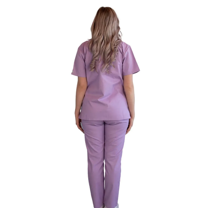 Costum medical Lotus 2, Basic 1, lila - imagine 12