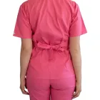Bluza kimono cu maneca scurta Lotus 2, roz prafuit