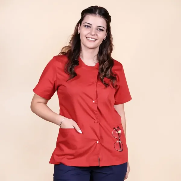 Bluza asimetrica cu capse Lotus 2