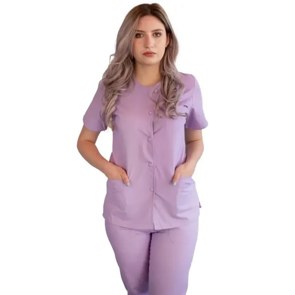Bluza asimetrica cu capse Lotus 2