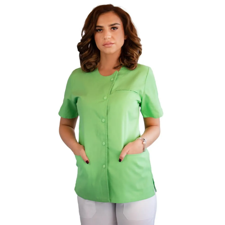 Bluza asimetrica cu capse Lotus 2, marimi extra large - imagine 10