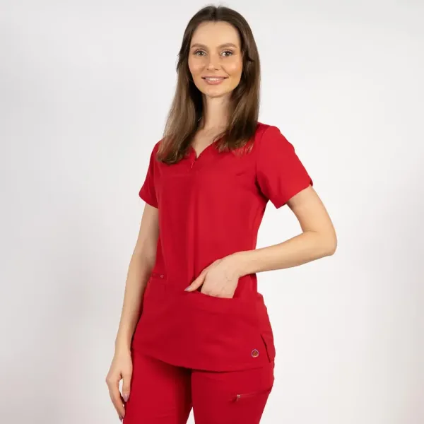 Costum medical Lotus Flex, stretch, rosu, TS-NP10 TS-SP3