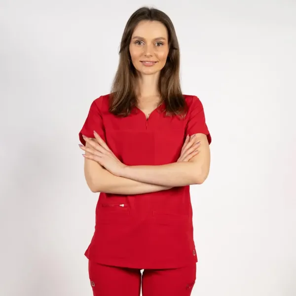 Costum medical Lotus Flex, stretch, rosu, TS-NP10 TS-SP3