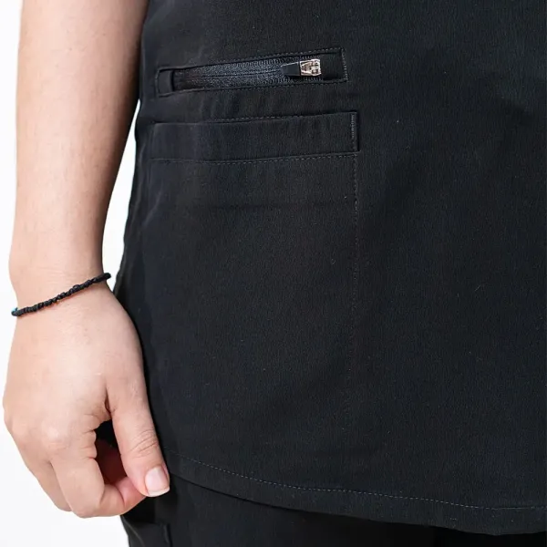 Costum medical Lotus Flex, stretch, negru, TS-NP10 TS-SP3