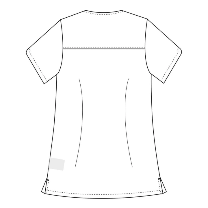 Bluza medicala Lotus Flex, stretch, turcoaz inchis, TS-NP10 - imagine 15