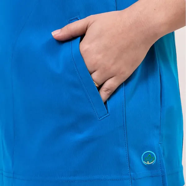 Costum medical Lotus Flex, stretch, albastru royal, TS-NP8 TS-SP4