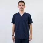 Bluza medicala Lotus Flex, stretch, bleumarin, TRS-KH1