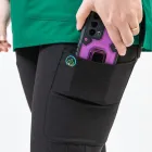 Costum medical Lotus Flex, stretch, verde hunter/negru, CVC-NP1 TS-SP4