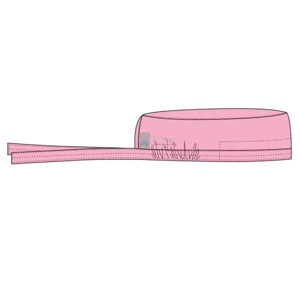 Boneta medicala stretch Lotus Flex, visiniu, CVC-HN3