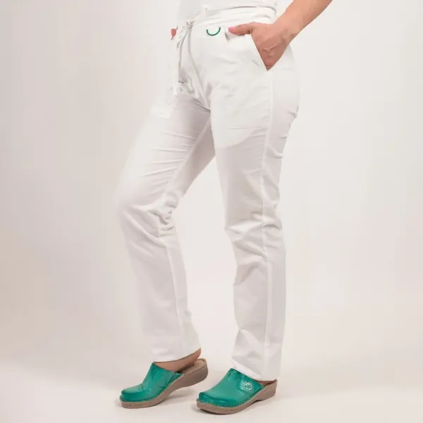 Costum medical Lotus Flex, stretch, alb, CVC-NP4 CVC-SP2
